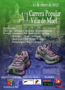 Cartel Carrera Muel 2015