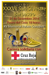 Cartel Oficial San Silvestre Barbastro