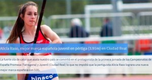 Alicia Raso Record España