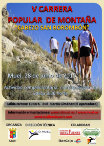 Cartel V Carrera Montaña Cabezo de Somboronbón