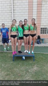 record 4x400 del trofeo 4.10.19