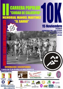 Cartel 10K Calatayud 2015