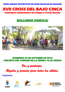 Cartel XVII Cross del Bajo Cinca