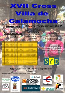 Cartel Cross Calamocha 2015