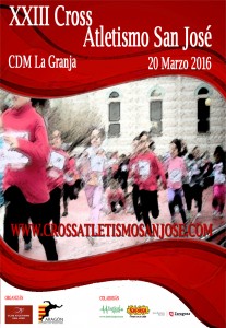 Cartel Cross Atletismo San José 2016