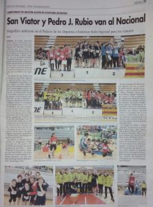 Diario Alto Aragón....cto aragon Jug Atlmo 2016