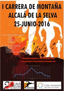 cartel MONTAÑA alcala 16