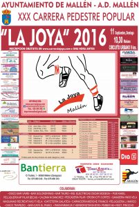 Cartel La Joya Mallen 2016