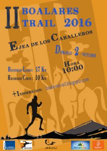 Cartel Boalares Trail 2016