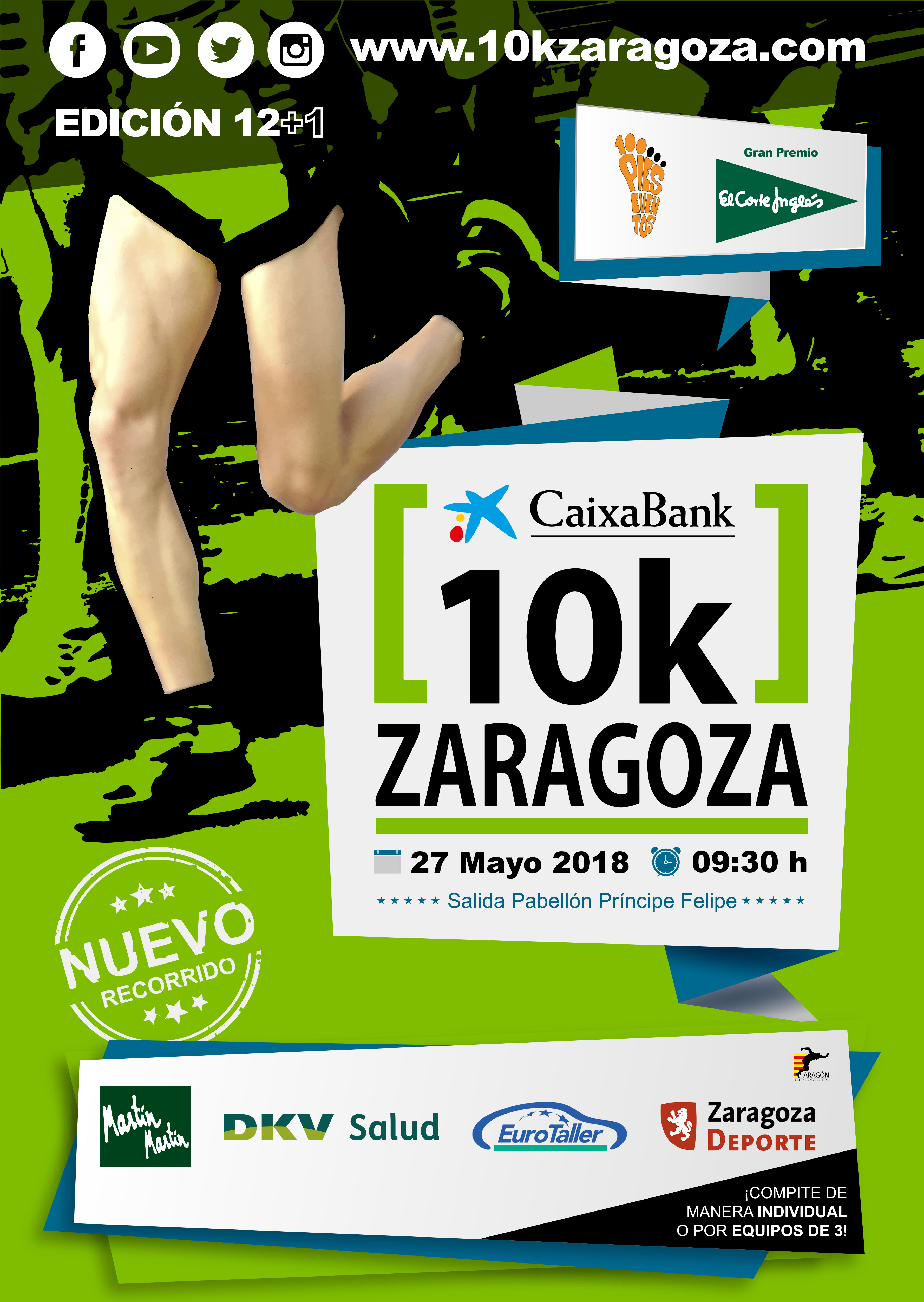 Cartel salida - Federación Aragonesa de Atletismo