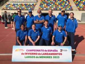 Jurado del Campeonato de España de Invierno de Lanzamientos Largos de Menores (Castellón)