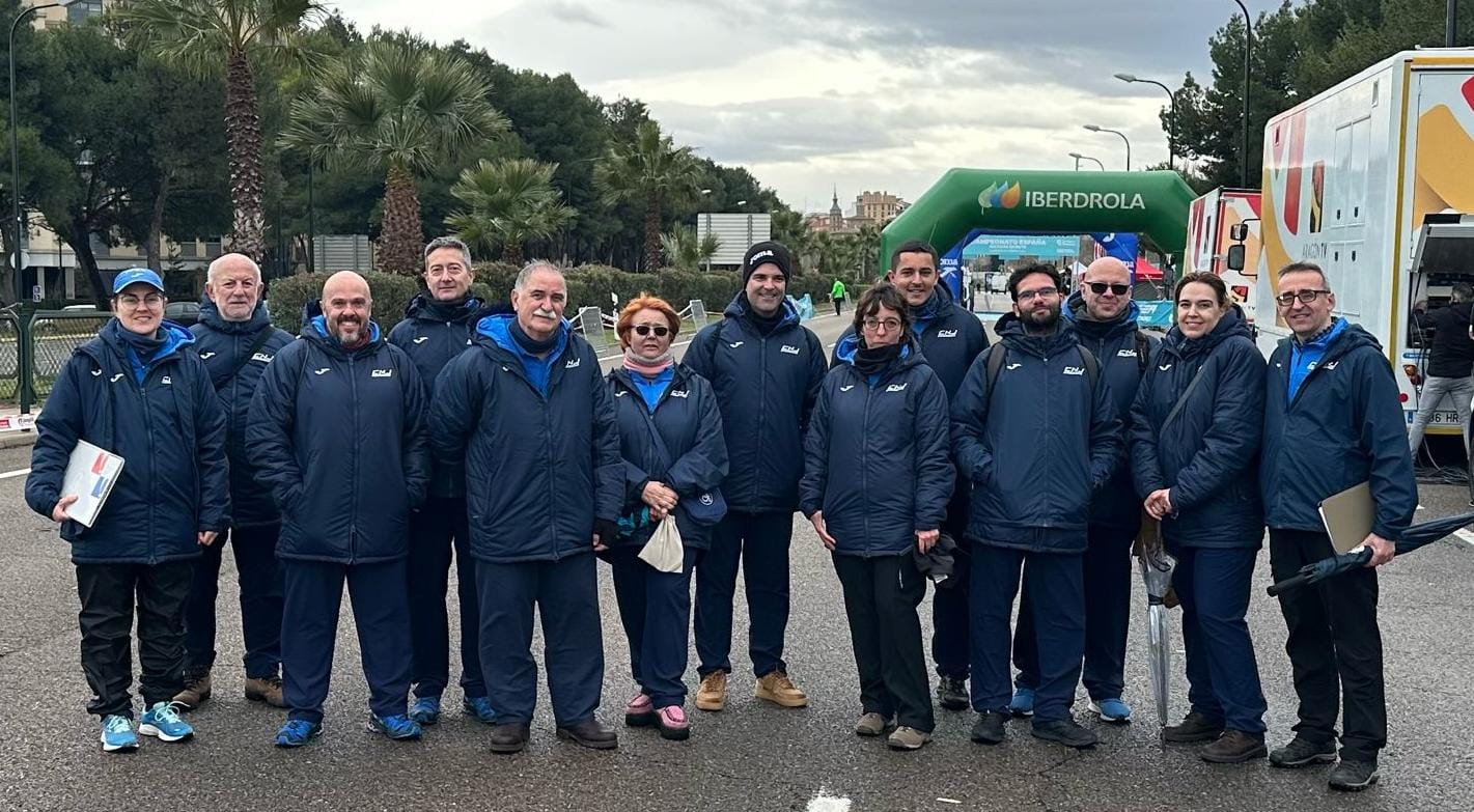 Parte del Jurado del Cto. de España de Marcha en Ruta (Zaragoza, 2024)